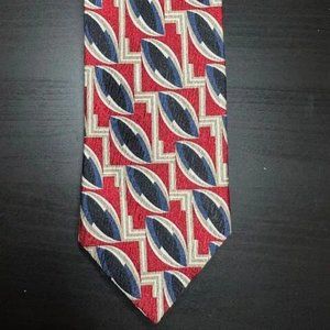 Louis Feraud Classic Pointed Tie Made in USA Italian Silk EUC